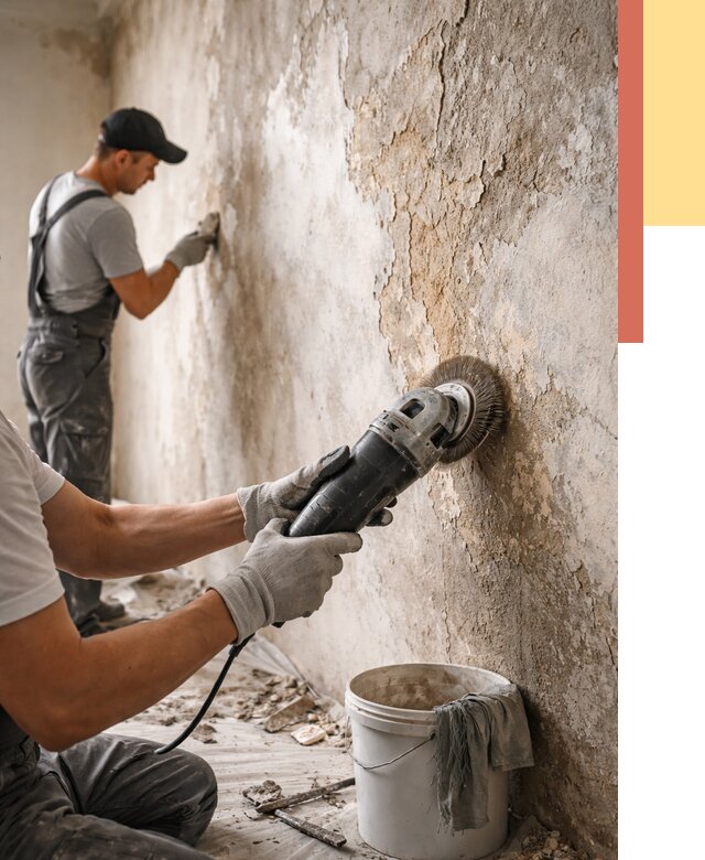 Снятие и удаление краски со стен в Минусинске от 2134 руб. — ОТДЕЛОЧНИК-Мнс