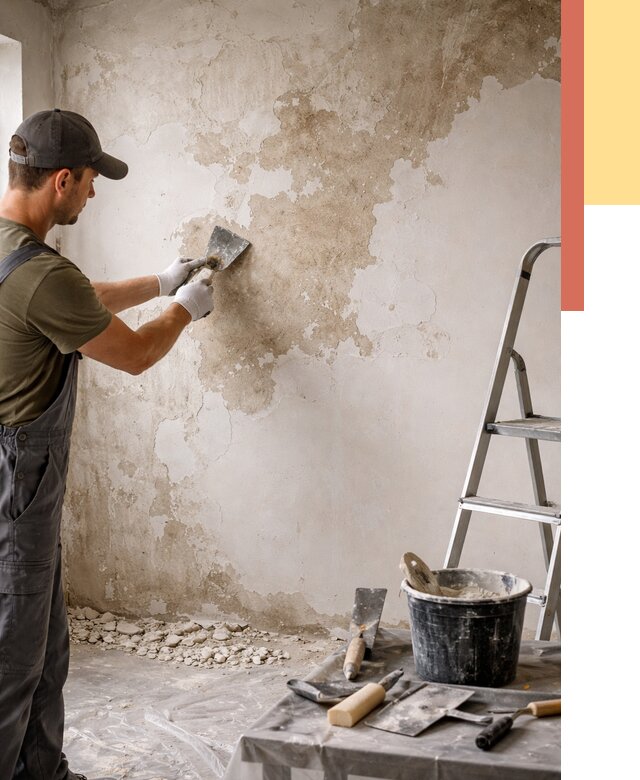 Снятие старой шпаклевки в Минусинске от 1880 руб. — быстро и недорого | ОТДЕЛОЧНИК-Мнс