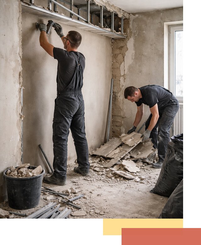 Демонтаж короба из гипсокартона в Минусинске быстро и аккуратно