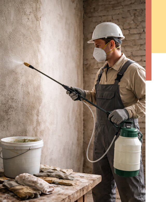 Антисептическая обработка стен в Минусинске от 1219 руб. — быстро и недорого | ОТДЕЛОЧНИК-Мнс