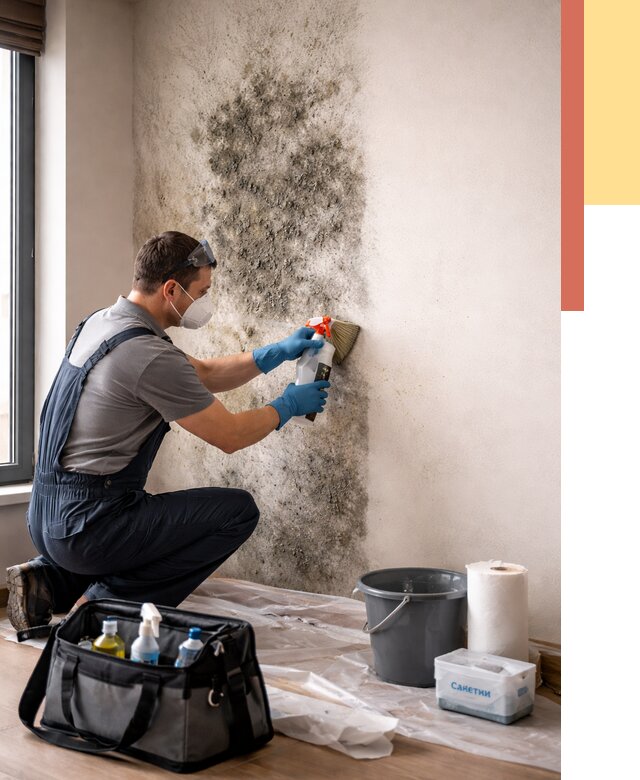 Удаление плесени со стен в Минусинске от 2185 руб. — быстро и недорого | ОТДЕЛОЧНИК-Мнс