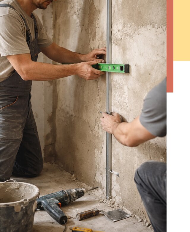 Установка штукатурных маяков в Минусинске от 7113 руб. — быстро и недорого | ОТДЕЛОЧНИК-Мнс