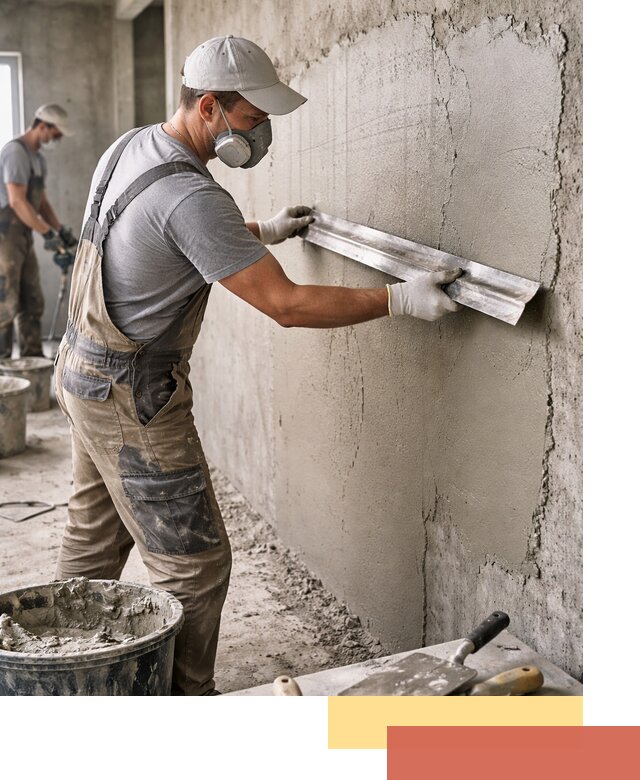 Штукатурка бетонных стен в Минусинске качественно и долговечно