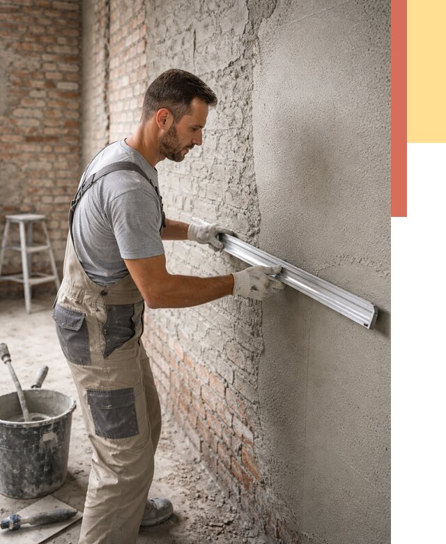 Штукатурка кирпичных стен в Минусинске от 4572 руб/м2 — быстро и недорого | ОТДЕЛОЧНИК-Мнс