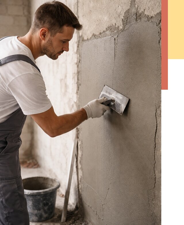 Штукатурка стен под плитку в Минусинске от 4268 руб./м2 — выравнивание под плитку | ОТДЕЛОЧНИК-Мнс