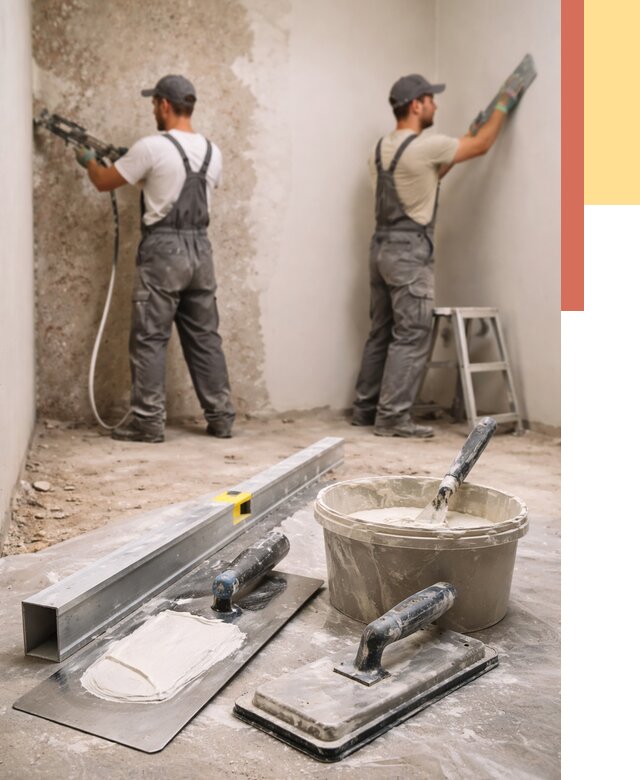 Штукатурка стен под обои в Минусинске от 4572 руб./м2 — выравнивание под обои | ОТДЕЛОЧНИК-Мнс