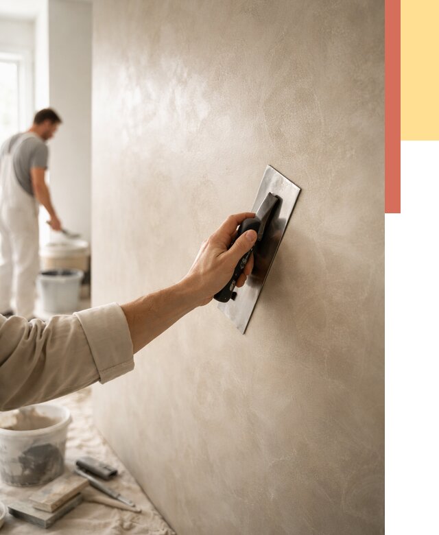 Венецианская штукатурка в Минусинске от 3556 руб/м² — нанесение стен под ключ | ОТДЕЛОЧНИК-Мнс