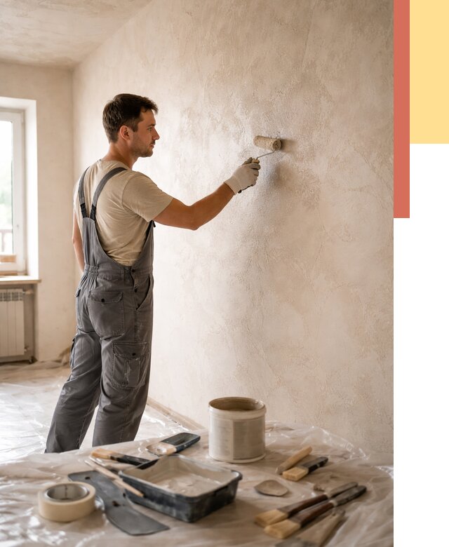 Нанесение лессирующей краски по декоративке в Минусинске от 1778 руб. | ОТДЕЛОЧНИК-Мнс