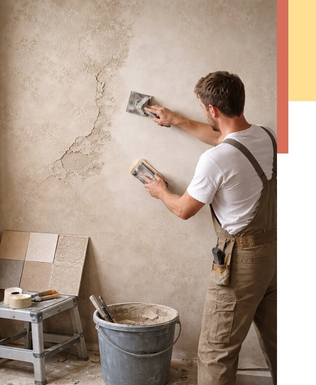 Ремонт декоративной штукатурки в Минусинске от 4572 руб. под ключ | ОТДЕЛОЧНИК-Мнс