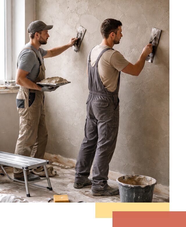 Ремонт декоративной штукатурки и восстановление фактуры в Минусинске