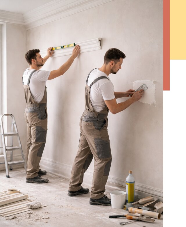 Монтаж лепнины на стены в Минусинске от 4572 руб. — недорого, быстро | ОТДЕЛОЧНИК-Мнс