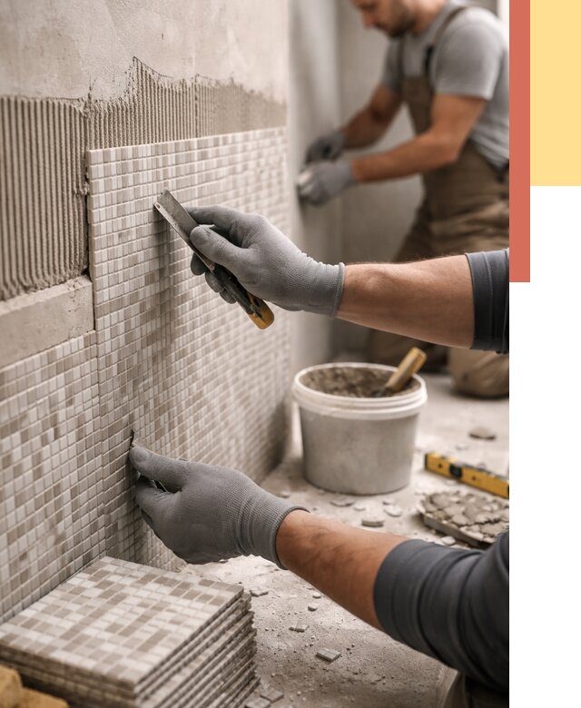 Облицовка стен мозаикой в Минусинске от 3252 руб/м2 — укладка мозаики на стены | ОТДЕЛОЧНИК-Мнс