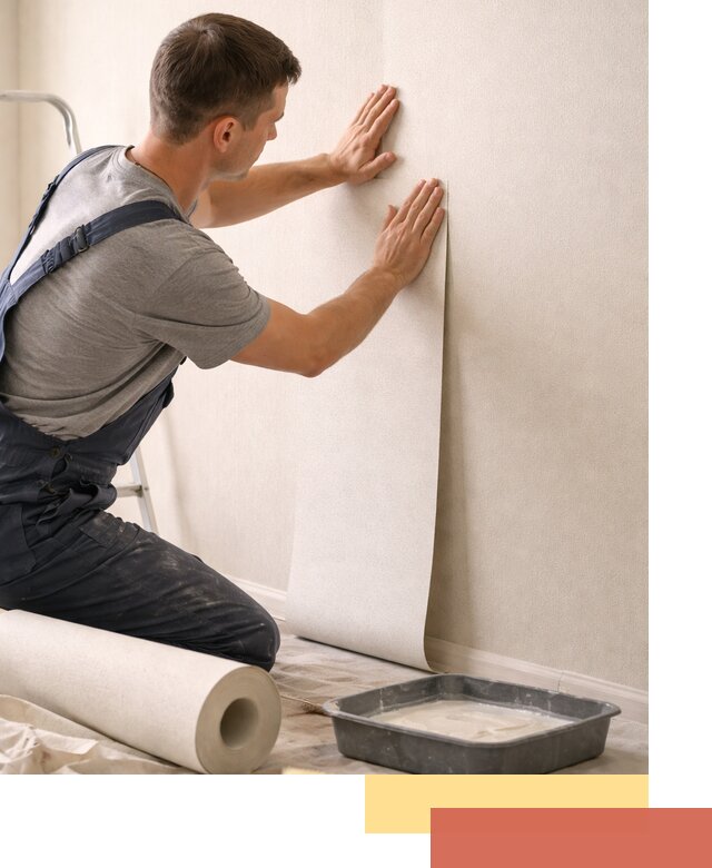 Поклейка флизелиновых обоев в Минусинске качественно и быстро