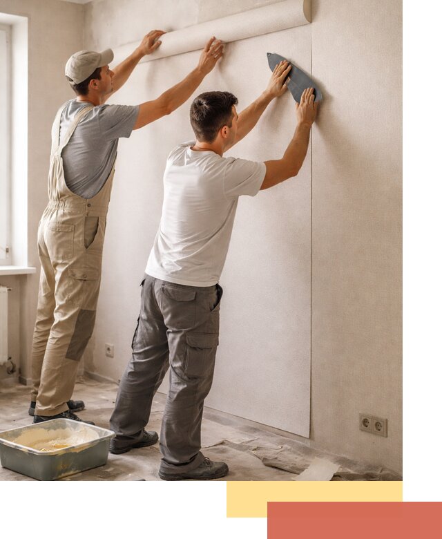 Поклейка виниловых обоев в Минусинске профессионально и качественно