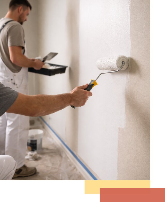 Покраска стен акриловой краской профессионально в Минусинске