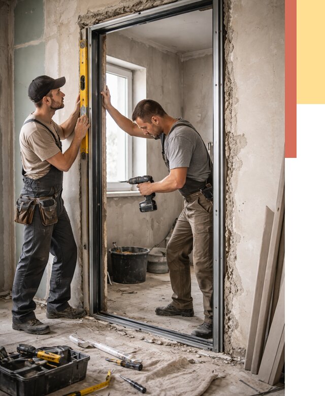 Закладка дверного проема в Минусинске от 3556 руб. — быстро и недорого | ОТДЕЛОЧНИК-Мнс