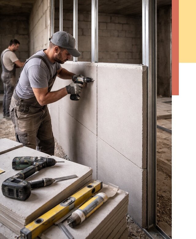 Кладка влагостойких перегородок ПГП в Минусинске от 1219 руб. под ключ | ОТДЕЛОЧНИК-Мнс