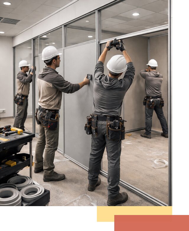 Мобильные офисные перегородки под ключ в Минусинске