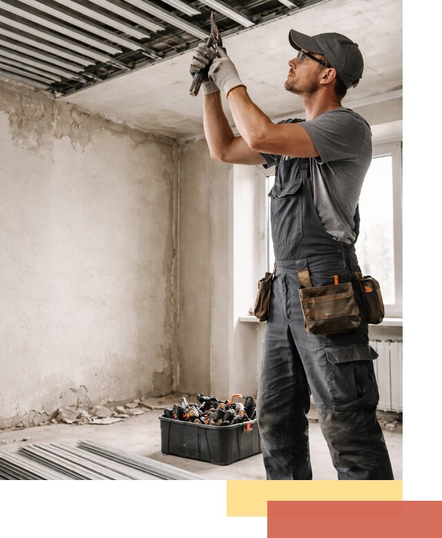 Демонтаж реечного потолка в Минусинске быстро и аккуратно