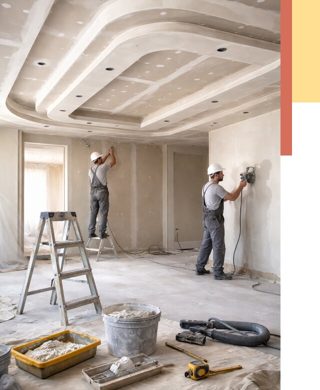 Многоуровневый потолок из гипсокартона в Минусинске от 762 руб. под ключ | ОТДЕЛОЧНИК-Мнс