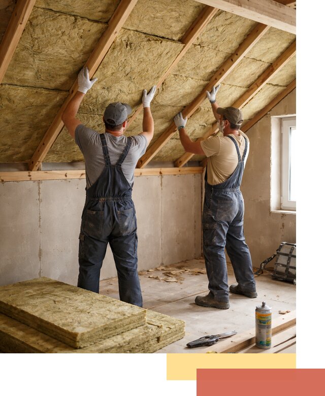 Утепление потолка минеральной ватой в Минусинске