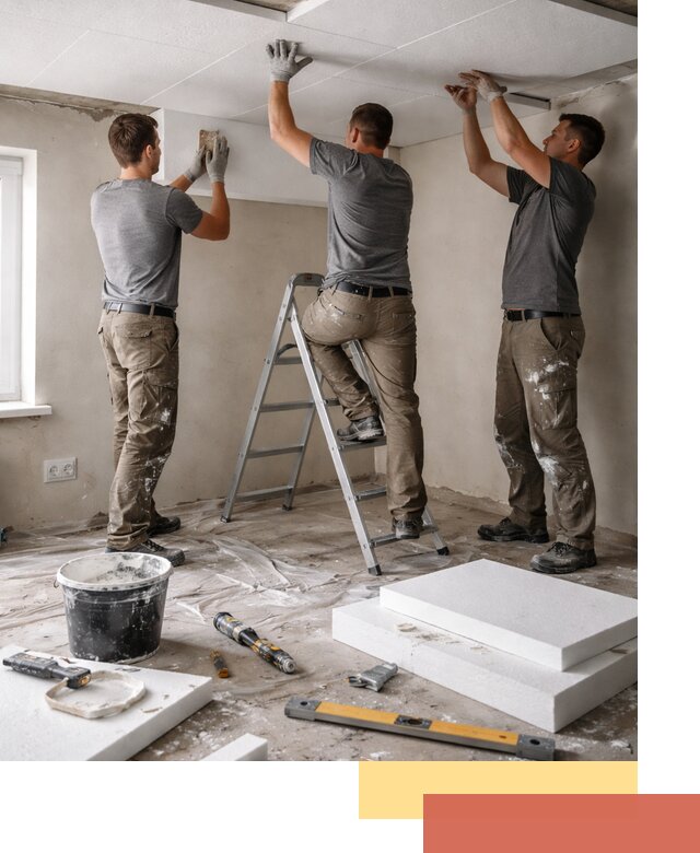 Утепление потолка пенопластом в Минусинске быстро и качественно