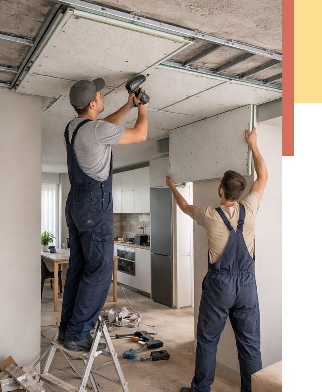 Шумоизоляция потолка панелями зипс в Минусинске от 1880 руб. под ключ | ОТДЕЛОЧНИК-Мнс